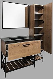 Comforty Пенал Бредфорд 40 дуб темный – фотография-4